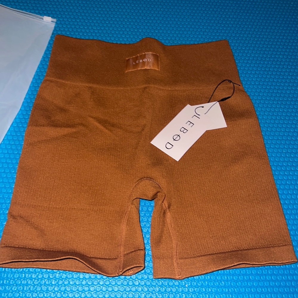 Lebod ribbed seamless shorts medium